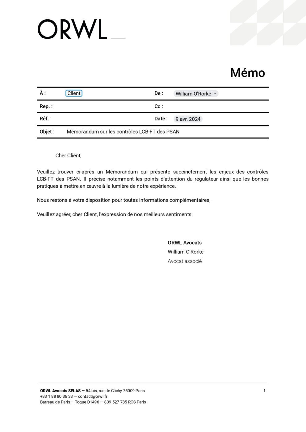 202402_Memorandum_Controle LCB-FT (ORWL) page 1