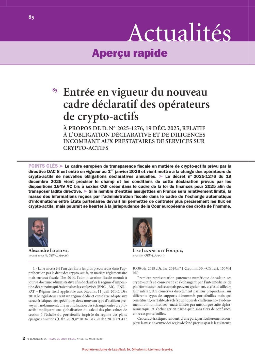 Entrée en vigueur du nouveau cadre déclaratif des opérateurs de crypto-actifs