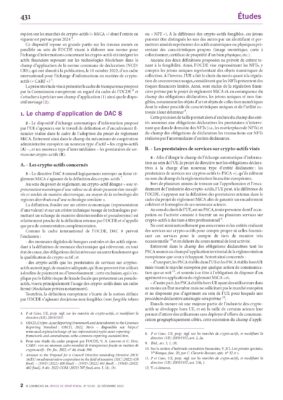 [Revue de droit fiscal] DAC 8 : vers un nouveau cadre européen de transparence fiscale en matière de crypto-actifs