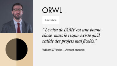 [Interview] Cryptomonnaies : pour « une législation plus claire sur les ICO » (Les Echos)